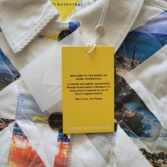 Kerri Rosenthal Quilted Beach Shacket Size XS - Picture 9 of 11